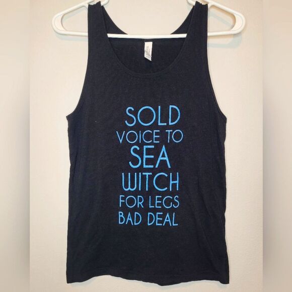 Bella Canvas Tops - The Little Mermaid Funny Tshirt Size XS